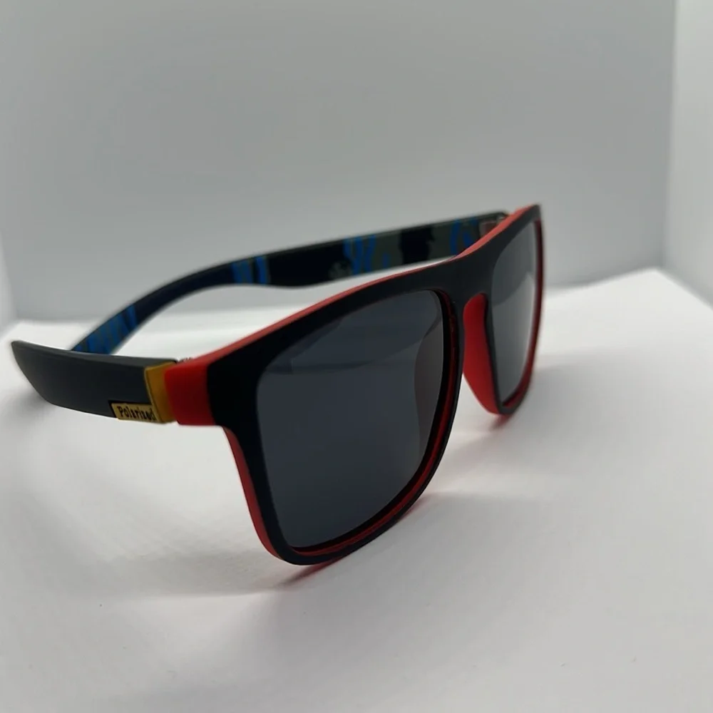 🔥NEW Polarized UV protection Sunglasses - Black & Red Sporty Style - unisex
